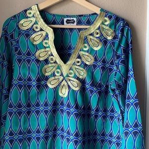 MUDPIE Printed Tunic Blouse